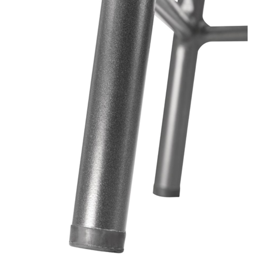 Cantina Bistro stool | Wood-Metallic gray | 47(h)x40x40cm