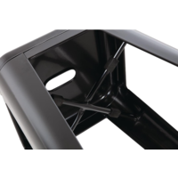 Bistro-Barhocker | Schwarz | Stahl | 76 (h) x 43 x 43 cm