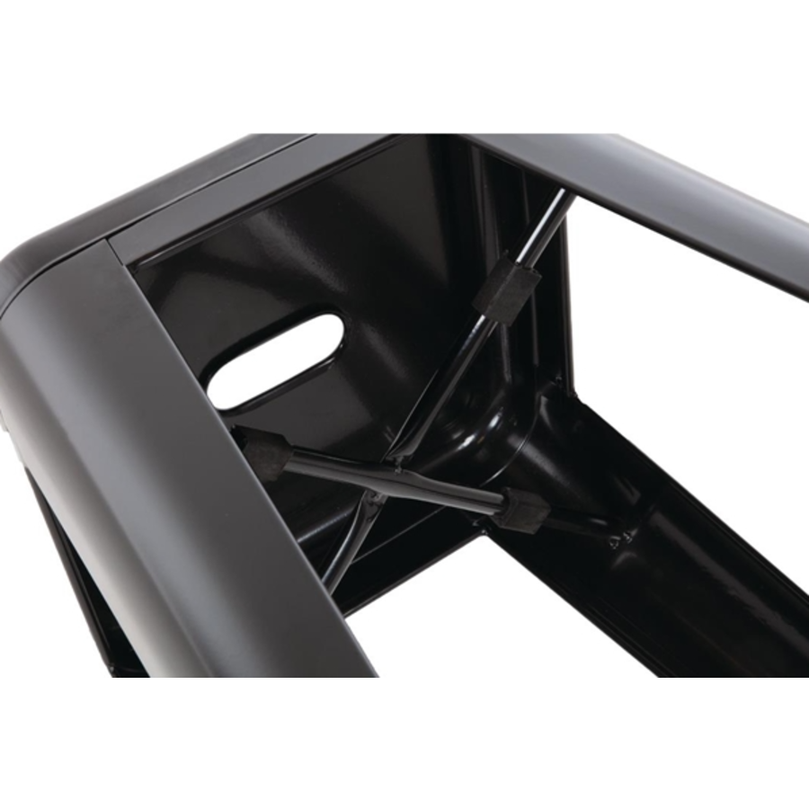 Tabouret de bar Bistro | Noir | Acier | 76(h)x43x43cm