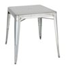 Bolero Bistro Table | Galvanized Steel | Square | 76.5(h)x66.8x66.8cm