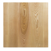 Table de bar de bistrot | Noir avec plateau en bois | 104(h)x60x60cm
