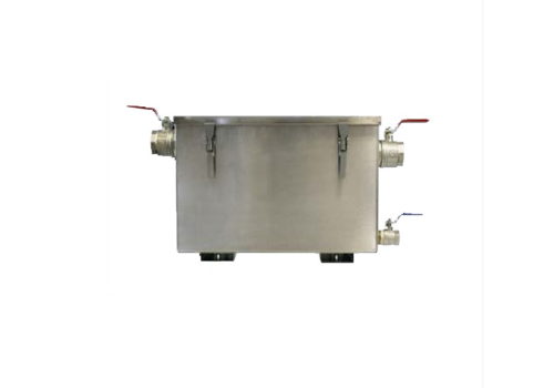  HorecaTraders Grease separator | 132L/250 Lids | stainless steel 