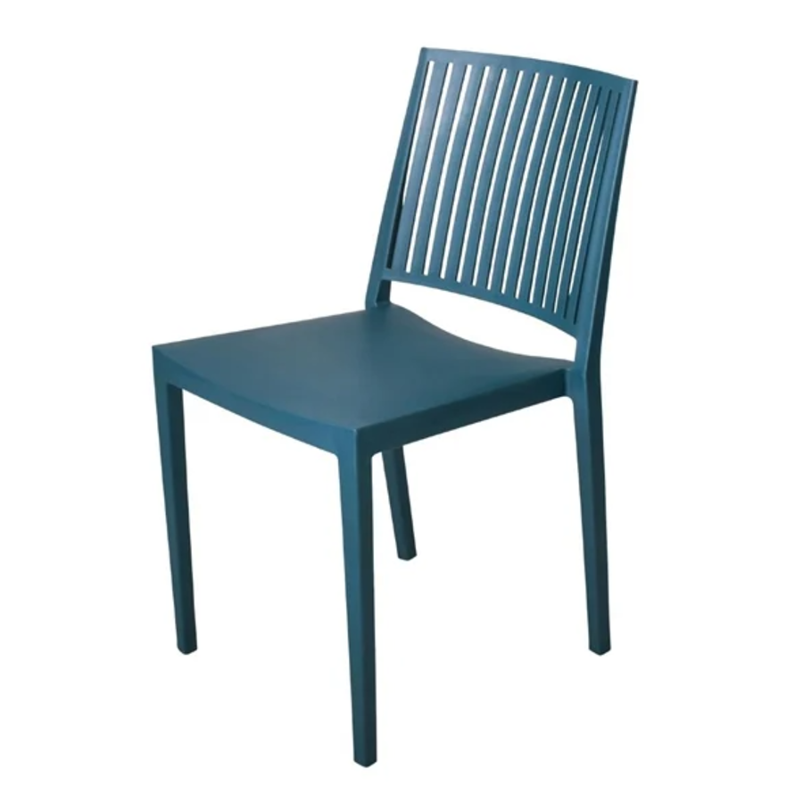 Chaise empilable Baltimore | Bleu | 82(h)x56x46cm