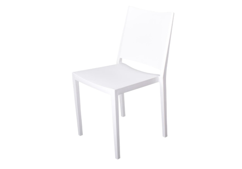  HorecaTraders Florence Stackable Chair | White | 82(h)x56x46cm 
