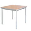 HorecaTraders Table à manger carrée Enviro | Effet bouleau | 71(h)x75x75cm