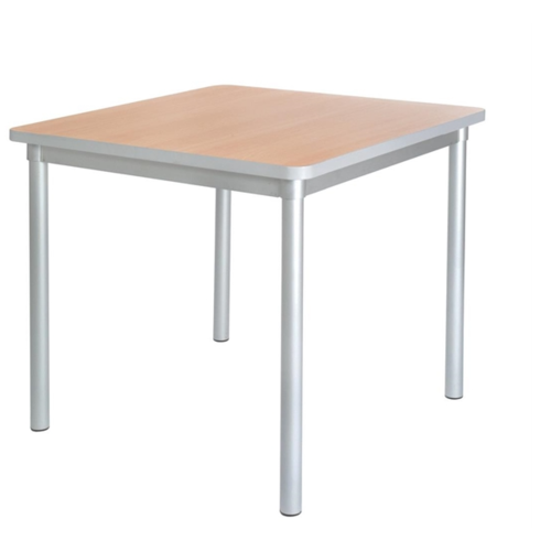  HorecaTraders Table à manger carrée Enviro | Effet bouleau | 71(h)x75x75cm 