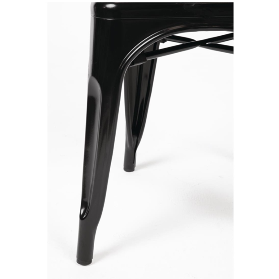 Steel Chair | Black | 85.5(h)x44.5x52cm