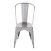 Bolero Steel Chair | Gray | 85.5(h)x44.5x52cm