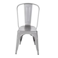 Stahlstuhl | Grau | 85,5 (h) x 44,5 x 52 cm