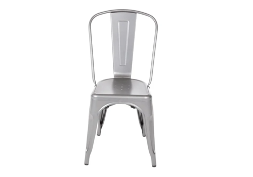  Bolero Steel Chair | Gray | 85.5(h)x44.5x52cm 