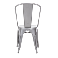 Steel Chair | Gray | 85.5(h)x44.5x52cm