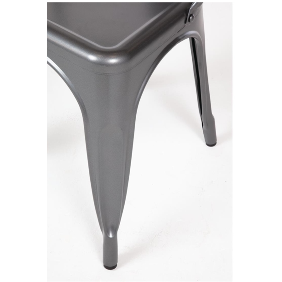 Steel Chair | Gray | 85.5(h)x44.5x52cm