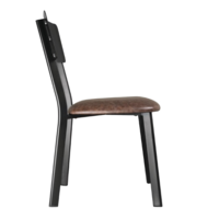 Vintage Stuhl | Mokka | 85,5 (h) x 42,8 x 54 cm | 4 Stück