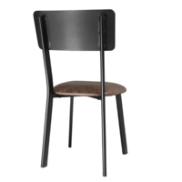 Vintage Stuhl | Mokka | 85,5 (h) x 42,8 x 54 cm | 4 Stück