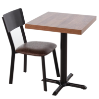 Vintage Stuhl | Mokka | 85,5 (h) x 42,8 x 54 cm | 4 Stück
