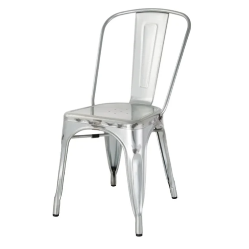  Bolero Steel Chair | Galvanized | 85(h)x42.8x51cm 