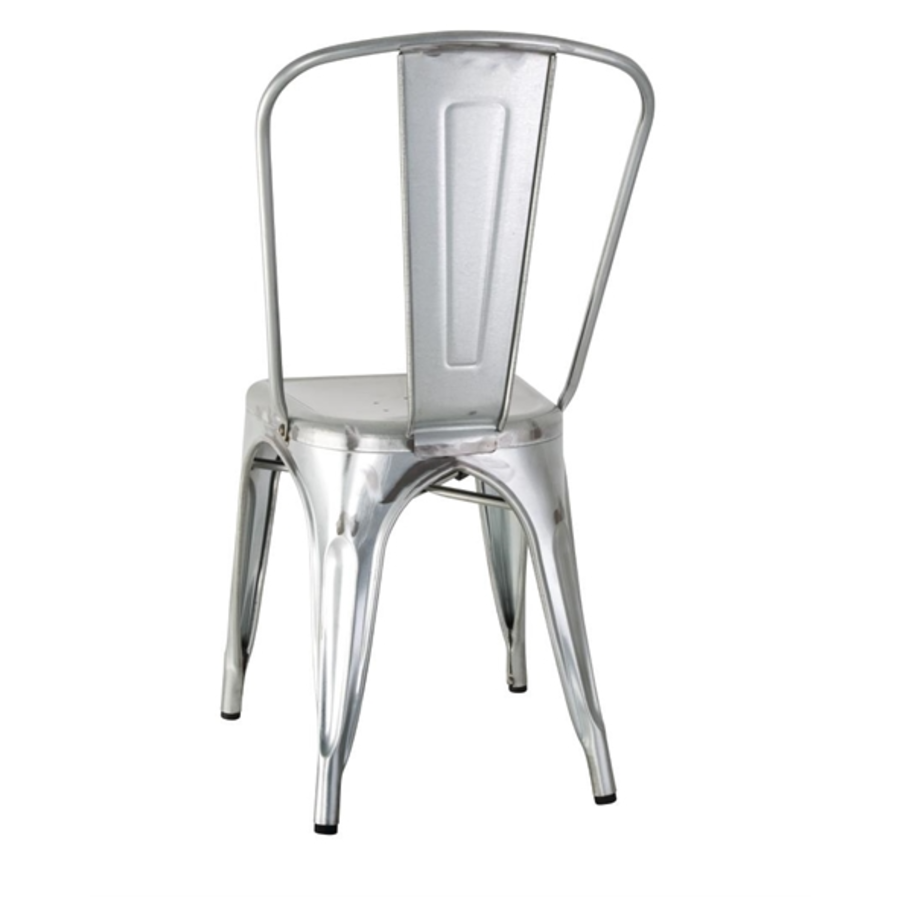 Steel Chair | Galvanized | 85(h)x42.8x51cm