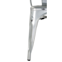 Steel Chair | Galvanized | 85(h)x42.8x51cm