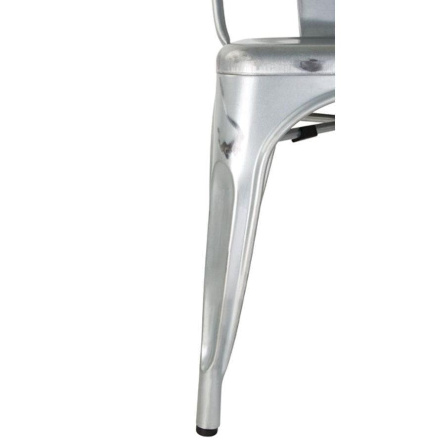 Steel Chair | Galvanized | 85(h)x42.8x51cm