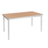 HorecaTraders Enviro Rectangular Table | Birch Effect | 71(h)x140x75cm