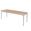 HorecaTraders Enviro Rectangular Table | Birch Effect | 71(h)x180x75cm