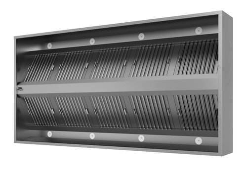  HorecaTraders Island extractor hood | Stainless steel | 5 sizes | 230 V 