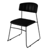 HorecaTraders Mundo Chair | Black | 79(h)x55x54cm