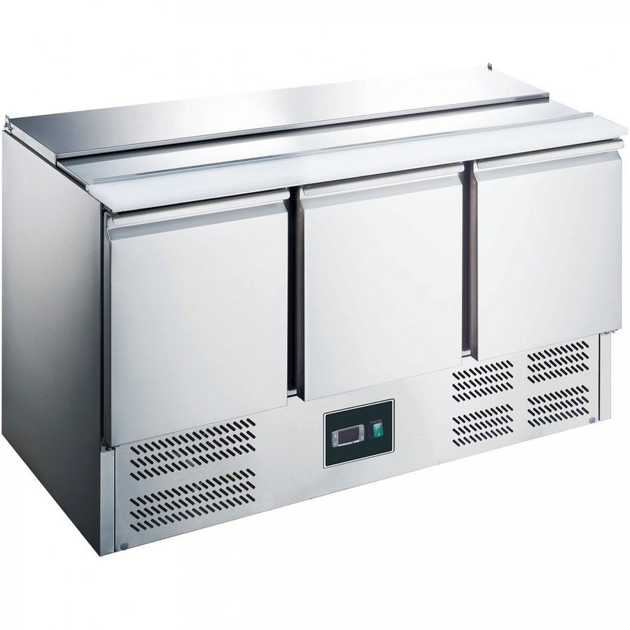 Saladette | 137x70x86 cm | Acier inoxydable | 230 V
