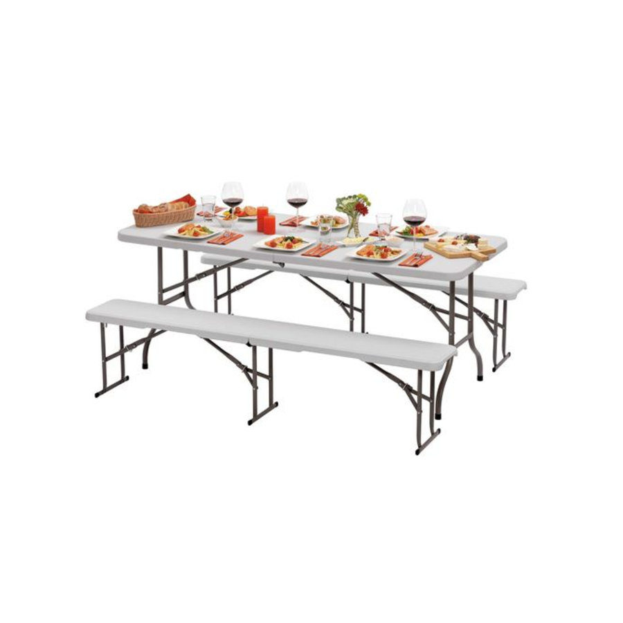 Banc de fête pliable pour bière