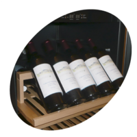 Réfrigérateur à vin | 2 zones de température | 59,5x68x176 cm