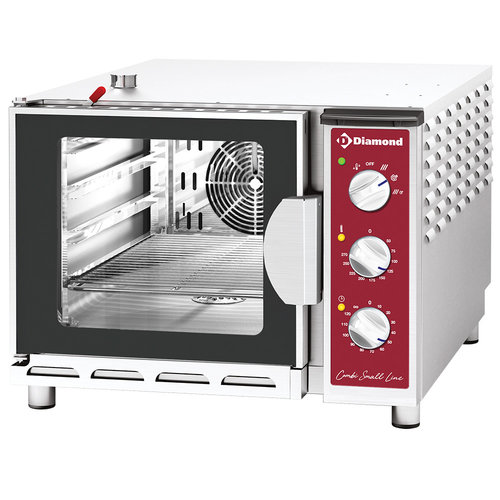  HorecaTraders Electric steam/convection oven | 4x GN 1/1 | 5 kW 