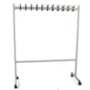 HorecaTraders Garderobenwagen doppelseitig | Schwarz
