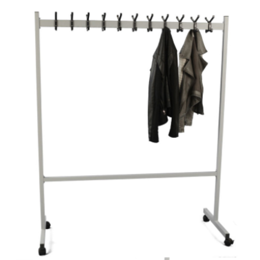 Étagère de garde-robe mobile, double face | Noir