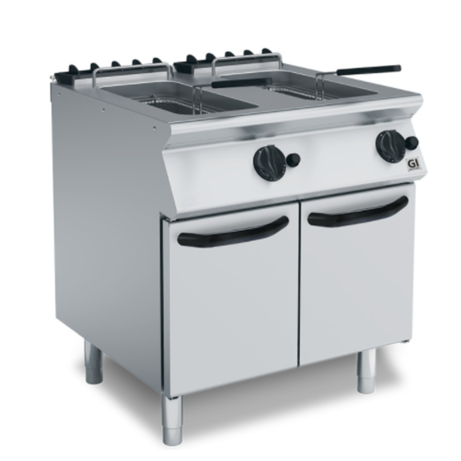 Gasfriteuse | 15+15 liter | 28 kW | 800(b)x730(d)x870(h)mm