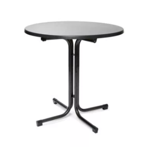  HorecaTraders Folding table | Anthracite | L 80 x W80 x H78cm 