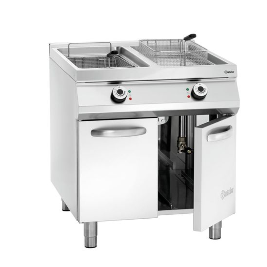 Friteuse électrique | 2 pots intérieurs | 34,8 kW | 800(l)x900(p)x900(h)mm