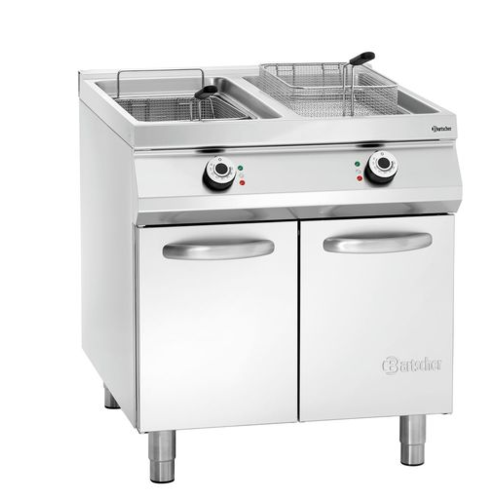  Bartscher Elektrische Fritteuse | 2 Innentöpfe | 34,8 kW | 800 (B) x 900 (T) x 900 (H) mm 