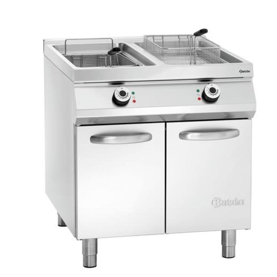 Friteuse électrique | 2 pots intérieurs | 34,8 kW | 800(l)x900(p)x900(h)mm