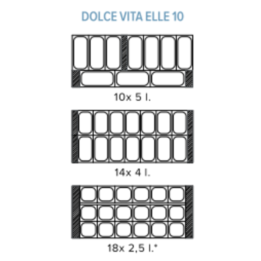Eisvitrine Forced 10 Tabletts