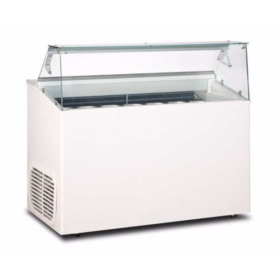 Scoop ice cream display case TOP 7 J