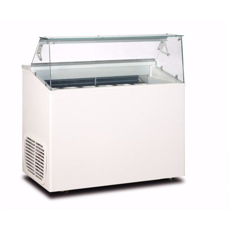 Scoop ice cream display case TOP 6 J