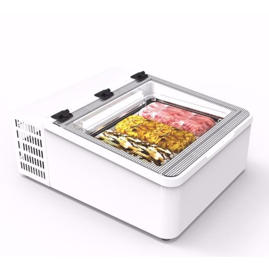 Vitrine à glaces MINI CREAM 3 LED