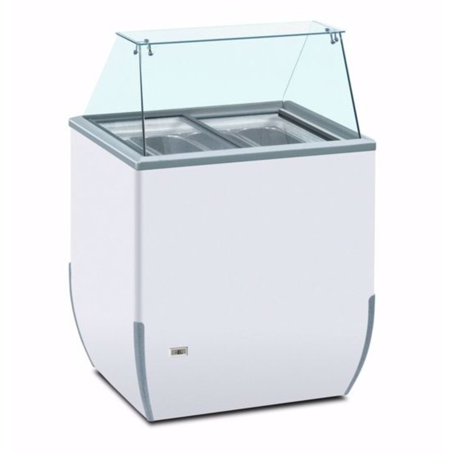 Scoop ice cream display case BRIO 180 ICE 4 SK