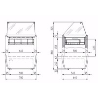 Ice cream display case BRIO 180 ICE 4 SK