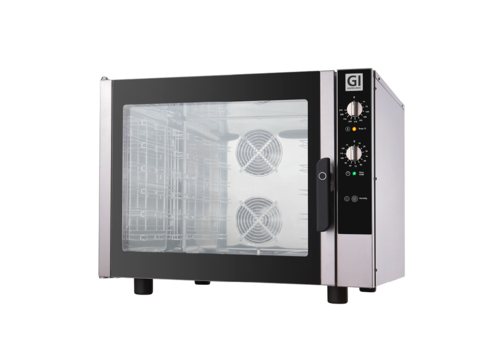  HorecaTraders Electric convection oven | 6x GN 1/1 or 600x400mm | 400V 