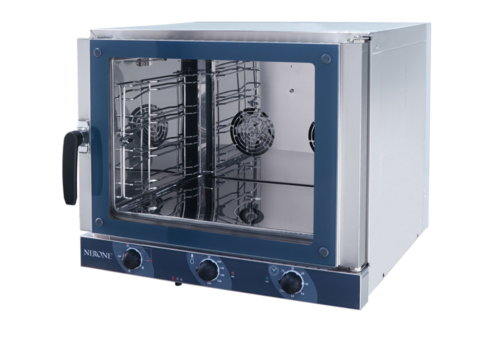  HorecaTraders Umluftofen | 230 V | Hebel links, Scharnier rechts 