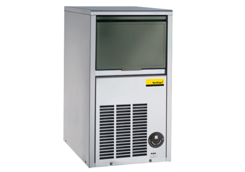  HorecaTraders Machine à glaçons refroidie par eau | 20 kg/24 h | Stockage de 6 kg 