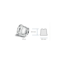Ice Cube Machine Water Cooled | 20KG/24h | 6KG Storage