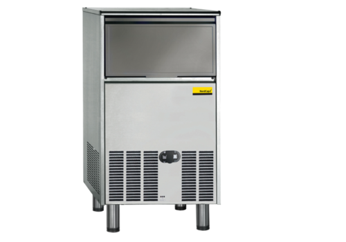  HorecaTraders Ice Cube Machine Water Cooled | 63KG/24h | 22KG Storage 