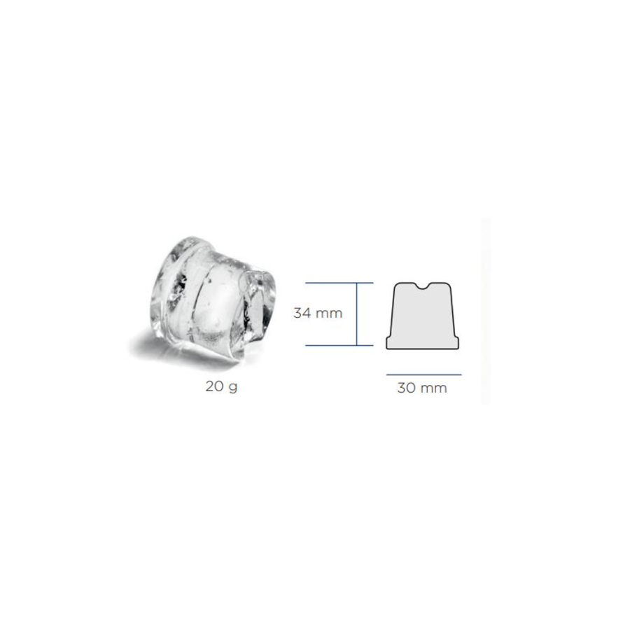 Ice cube machine Water cooled | 63KG/24h | 22KG Storage